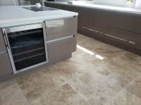 Suelo de mármol travertino olivillo claro Suelo de mármol travertino olivillo claro