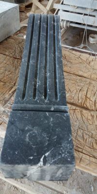Fabricación chimenea mármol negro marquina 04