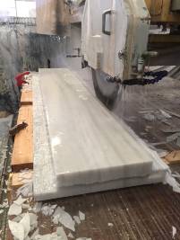 Encimera de mármol blanco macael