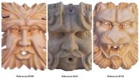 Mascarones de mármol