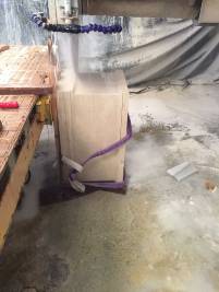 Fuente de pared en mármol 03