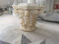 Capitel columna m&aacute;rmol corintio