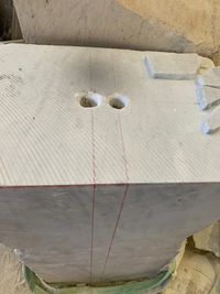 Fase fabricación de fuentes de marmol blanco macael 02