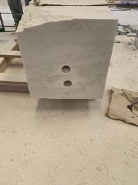 Fase fabricación de fuentes de marmol blanco macael 03