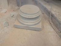 Base columna marmol blanco macael 02